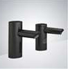 Fontana Matte Black Finish Automatic Commercial Sensor Faucet And Matching Soap Dispenser